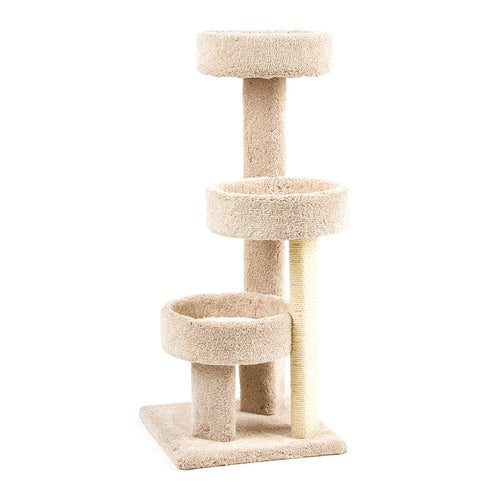 North American Pet Products Tree with Three Round Baskets
