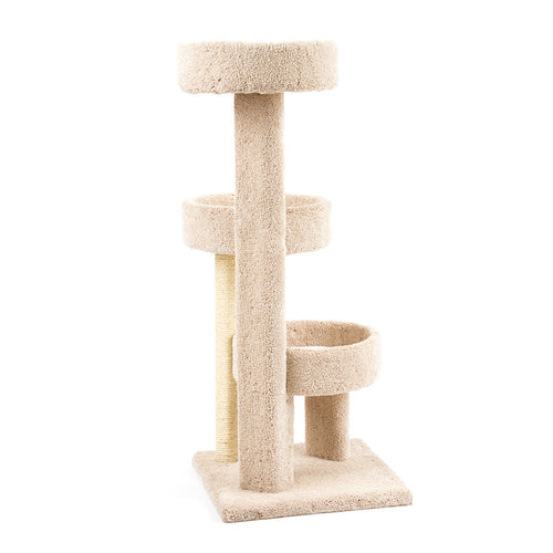 North American Pet Products Tree with Three Round Baskets