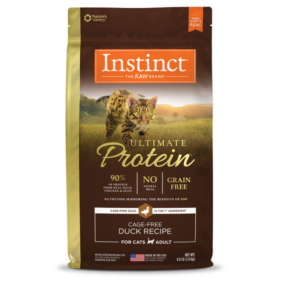 Nature's Variety Instinct Ultimate Protein Duck Recipe Dry Cat Food
