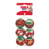 Kong Holiday SqueakAir Ball 6 Pack