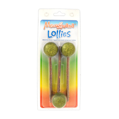 Meowijuana Lollies - Silvervine Sticks With Catnip Cat Toy