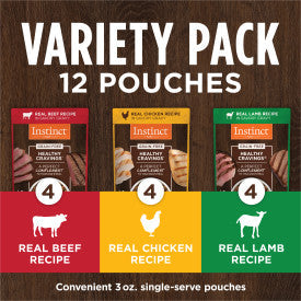 Nature's Variety Instinct Healthy Cravings Variety Pack Wet Dog Food Topper