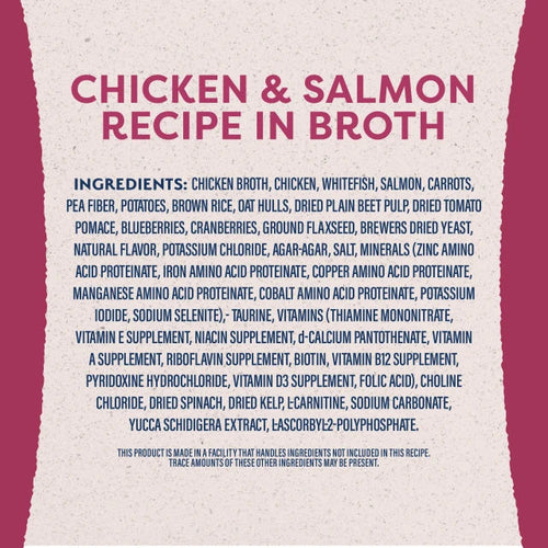 Natural Balance Fat Dogs Chicken & Salmon Recipe in Broth Dog Food