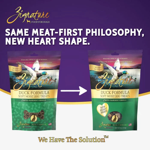 Zignature Duck Soft Moist Treats for Dogs
