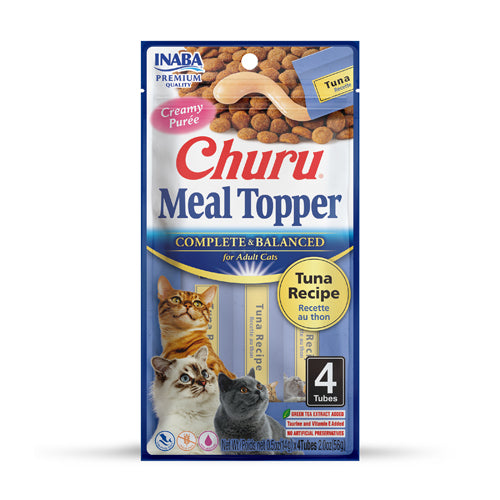 Inaba Churu Meal Topper Tuna Recipe Cat Food Topper