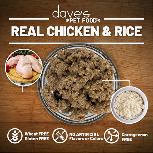 Dave's Restricted Diet Bland for Dogs – Chicken and Rice Wet Dog Food