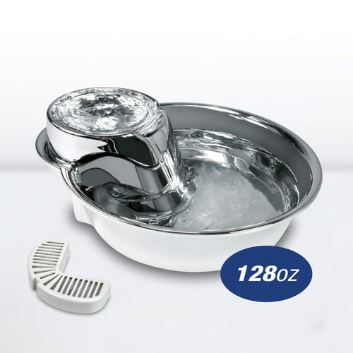 Pioneer Pet Big Max Stainless Steel Drinking Fountain