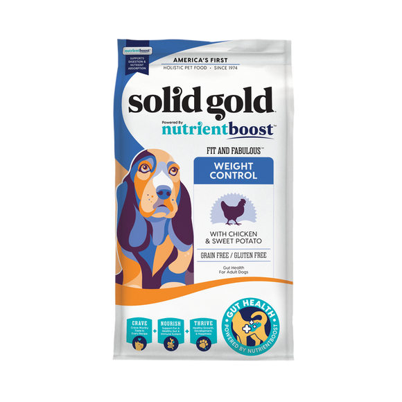 Solid Gold Nutrientboost Fit and Fabulous™ Chicken, Sweet Potato & Green Bean Recipe Dog Food