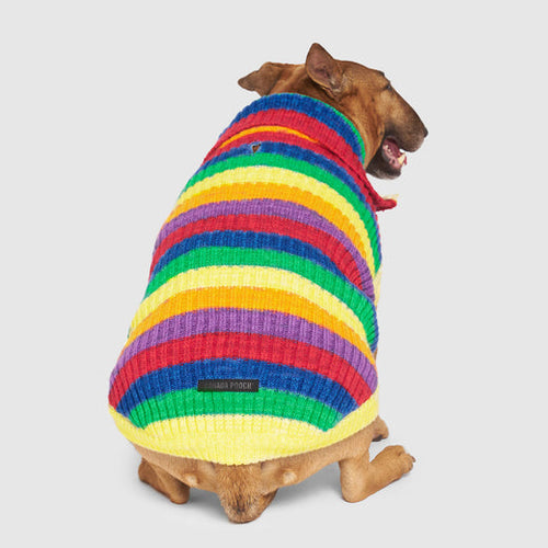 Canada Pooch Over The Rainbow Sweater for Dogs