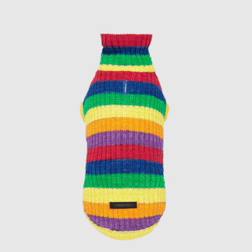 Canada Pooch Over The Rainbow Sweater for Dogs