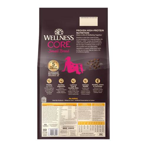 Wellness CORE Grain Free Small Breed Puppy Turkey Recipe Dog Food