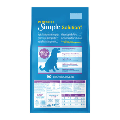 Wellness Simple Grain Free Natural Limited Ingredient Diet Diet Turkey and Potato Recipe Dry Dog Food