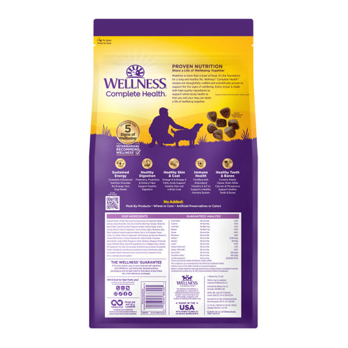 Wellness Complete Health Grained Senior Chicken & Barley Dry Dog Food