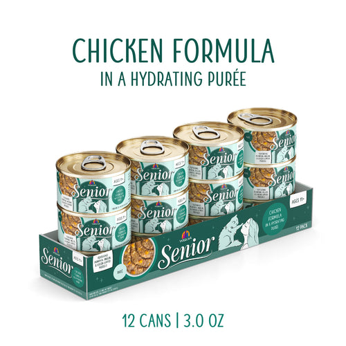 Weruva Cat Senior Chicken Formula in a Hydrating Purée Wet Cat Food