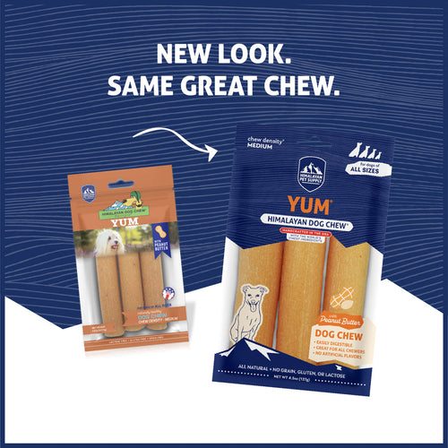 Himalayan Dog Chew YUM Peanut Butter Dog Treats
