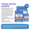 Weruva Dog Freeze Dried  Steak Frites Dinner Freeze Dried with Sirloin Tip, Egg, Pumpkin & Sweet Potato