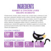 Tiki Cat After Dark Shreds With Rabbit & Chicken Liver in Broth Wet Cat Food