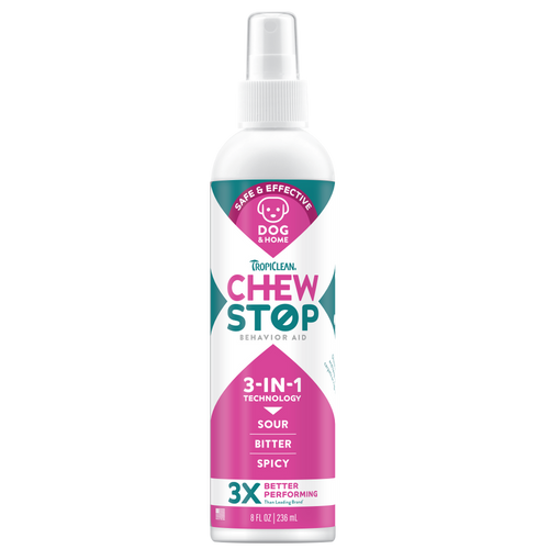 TropiClean Chew Stop Dog Behavior Aid Home Spray 3-In-1