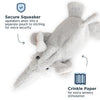 Tall Tails Stuffless Elephant Squeaker Dog Toy