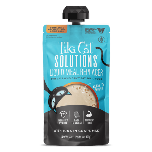 Tiki Cat™ Solutions™ Liquid Meal Replacer With Tuna in Goat’s Milk Wet Cat Food