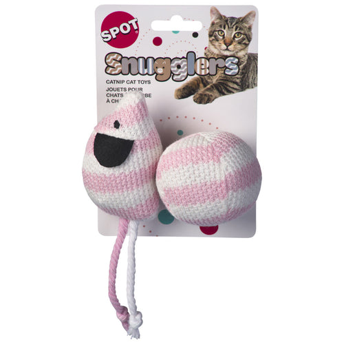 Ethical Pet SPOT Snugglers Mouse & Ball 2 Pack Assorted