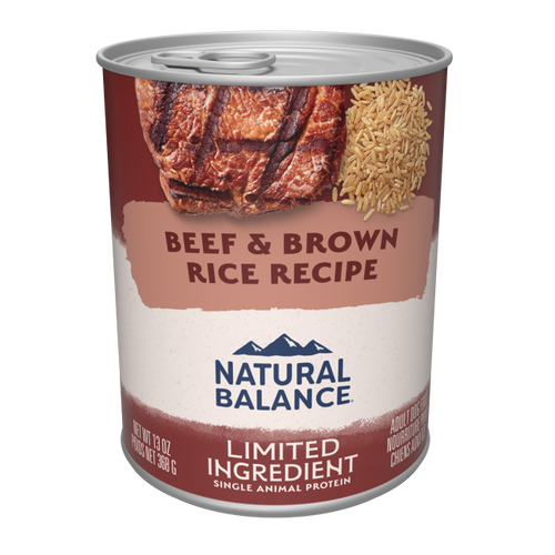 Natural Balance Limited Ingredient Beef & Brown Rice Recipe Wet Dog Food