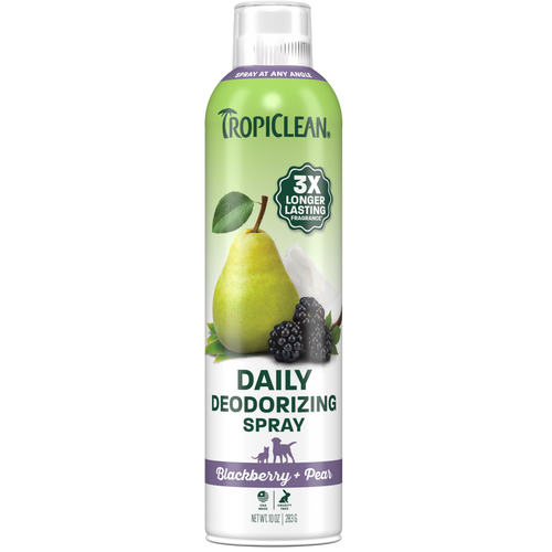TropiClean Blackberry + Pear Deodorizing Pet Spray