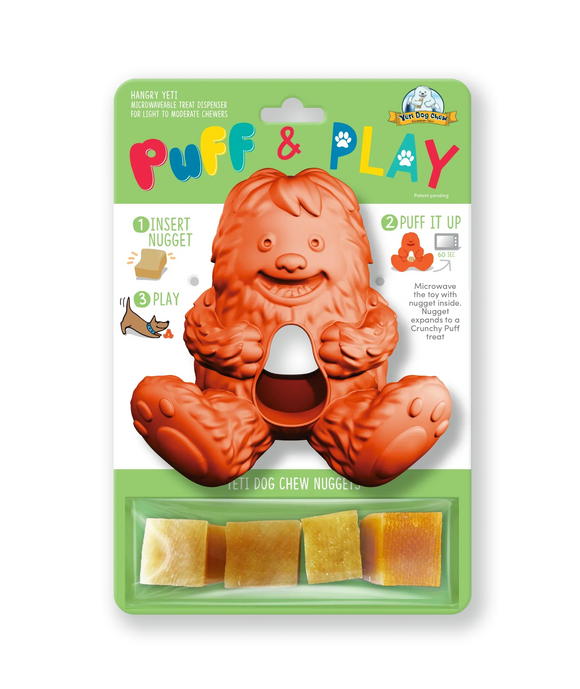 Yeti Dog Chews Yeti Puff and Play Dog Toy