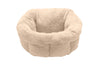 Fur Warming Cuddler Small Bed (Cream)