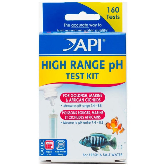 API HIGH RANGE PH TEST KIT (37 ML/160 TESTS)