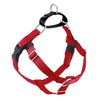 2 Hounds Design Red Freedom No-Pull Dog Harness (1″ Medium (24″-28″))