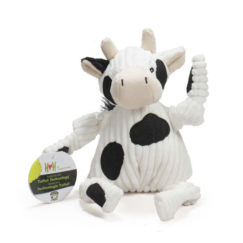 HuggleHounds Cow Knottie™ Dog Toy