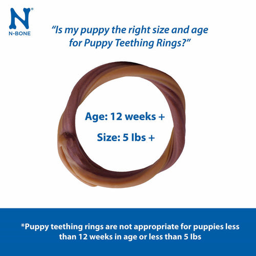 N-Bone® Puppy Teething Rings Grain-Free Chicken Flavor