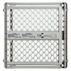 Pet Gate, Light Gray Plastic, 26 to 42 x 26-In.