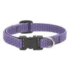 Eco Dog Collar, Adjustable, Lilac, 1/2 x 8 to 12-In.
