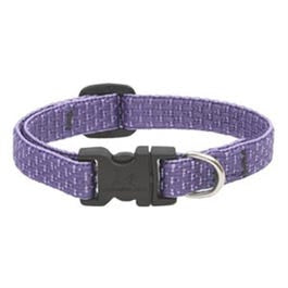Eco Dog Collar, Adjustable, Lilac, 1/2 x 10 to 16-In.