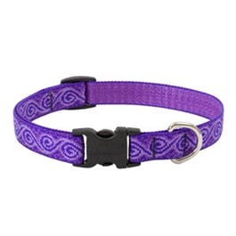 Dog Collar, Adjustable, Jelly Roll, 3/4 x 13 to 22-In.