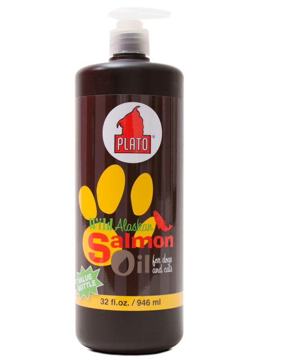 Plato Wild Alaskan Salmon Oil For Dogs & Cats