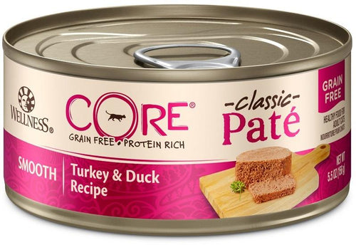 Wellness CORE Natural Grain Free Turkey and Duck Pate Wet Canned Cat Food