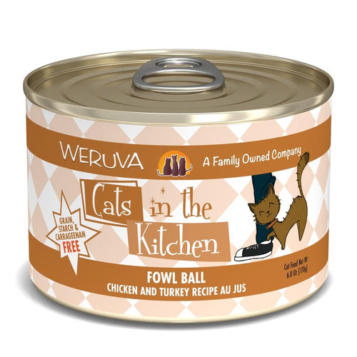 Weruva Cats in the Kitchen Fowl Ball Canned Cat Food
