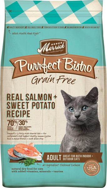 Merrick Purrfect Bistro Grain Free Real Salmon Sweet Potato