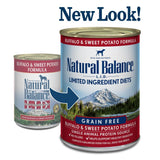 Natural Balance L.I.D. Limited Ingredient Diets Buffalo and Sweet Potato Formula Canned Dog Food