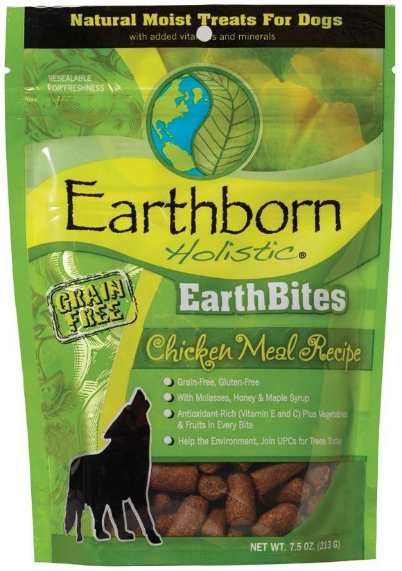 Earthborn Holistic EarthBites Chicken Meal Recipe Dog Treats