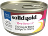 Solid Gold Five Oceans Grain Free Shrimp & Tuna Canned Cat Food