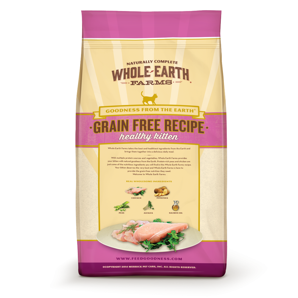 Whole Earth Farms Grain Free Kitten Recipe Dry Cat Food