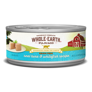 Whole Earth Farms Grain Free Real Tuna and Whitefish Recipe Canned Cat Food