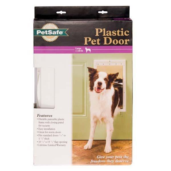 Plastic pet clearance door