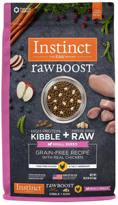 Nature's Variety Instinct Raw Boost Small Breed Grain Free Recipe with Real Chicken Natural Dry Dog Food