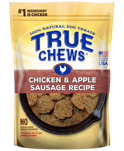 True Chews Premium Recipes Chicken & Apple Sausage Recipe Dog Treats