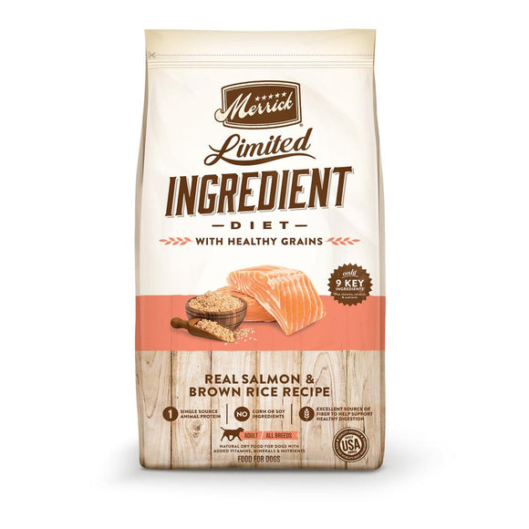 Salmon limited hot sale ingredient dog food